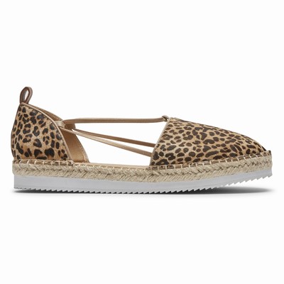 Flats Rockport Seaview Bungee Mulher Leopardo PT-01759